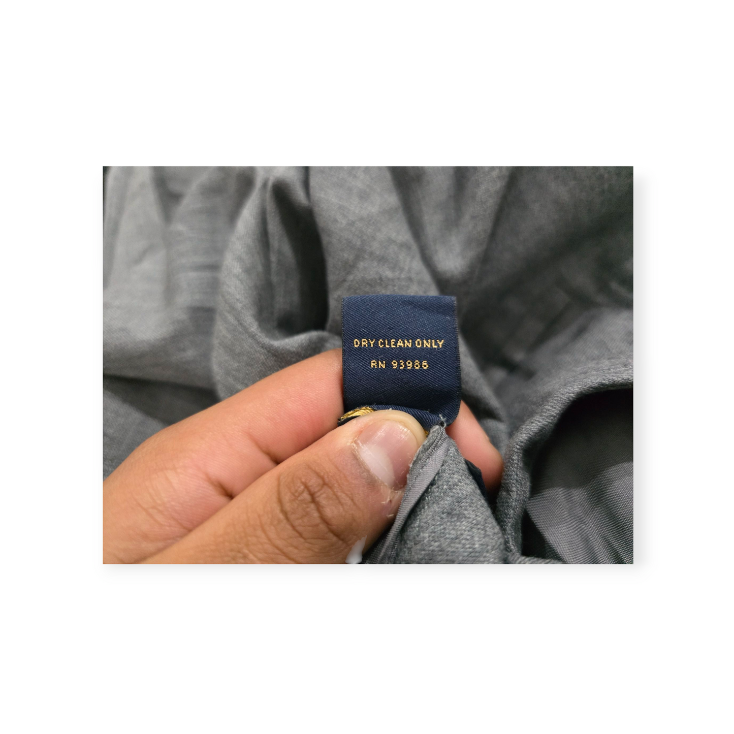 Pantalon Brooks Brothers De Lana Talla 4 Color Gris