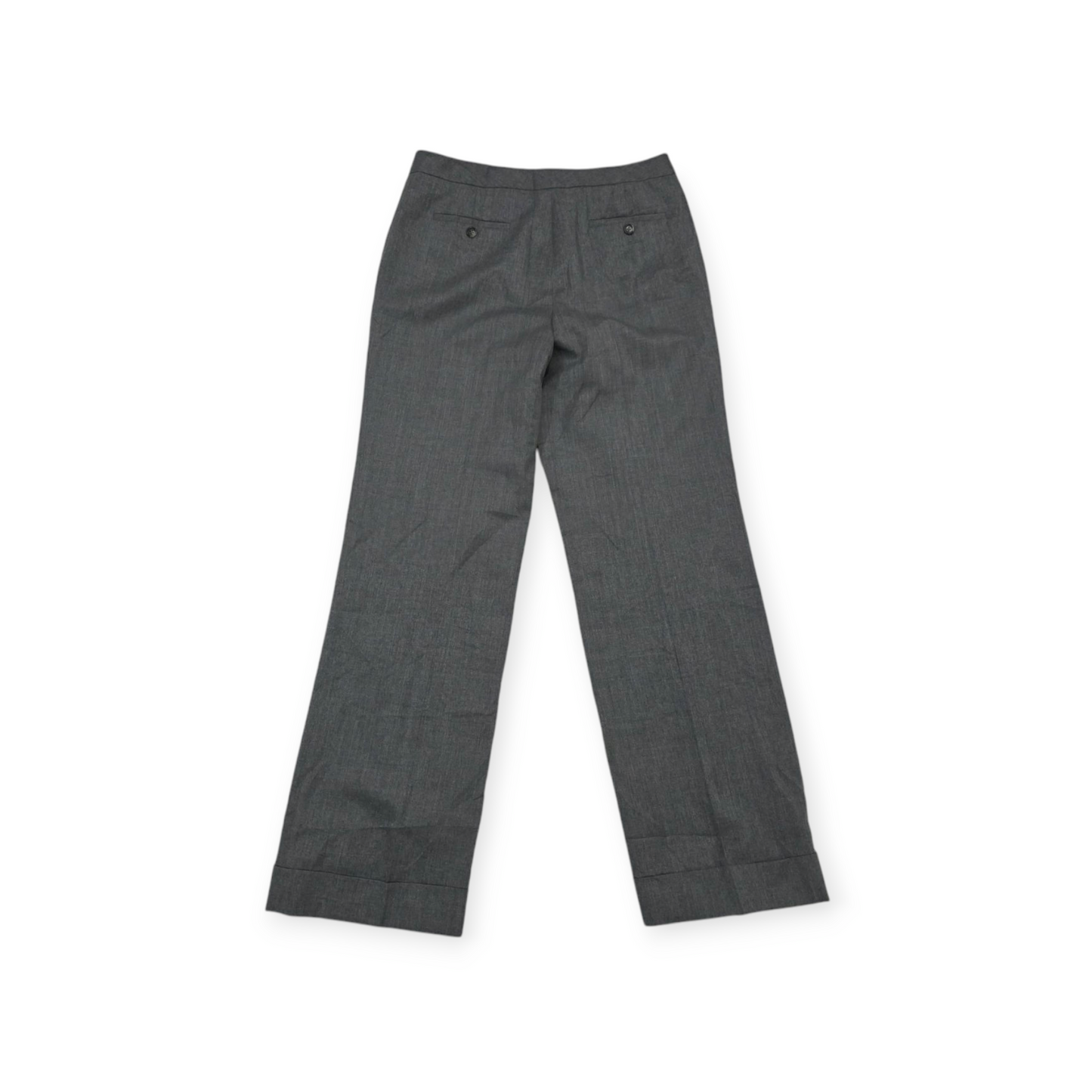 Pantalon Brooks Brothers De Lana Talla 4 Color Gris