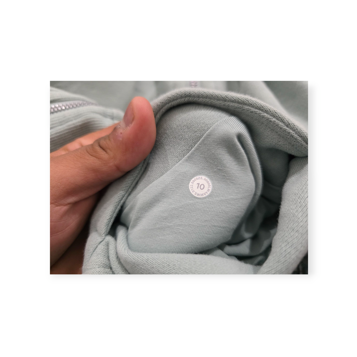 Sudadera Lululemon Talla 10 Color Verde Claro