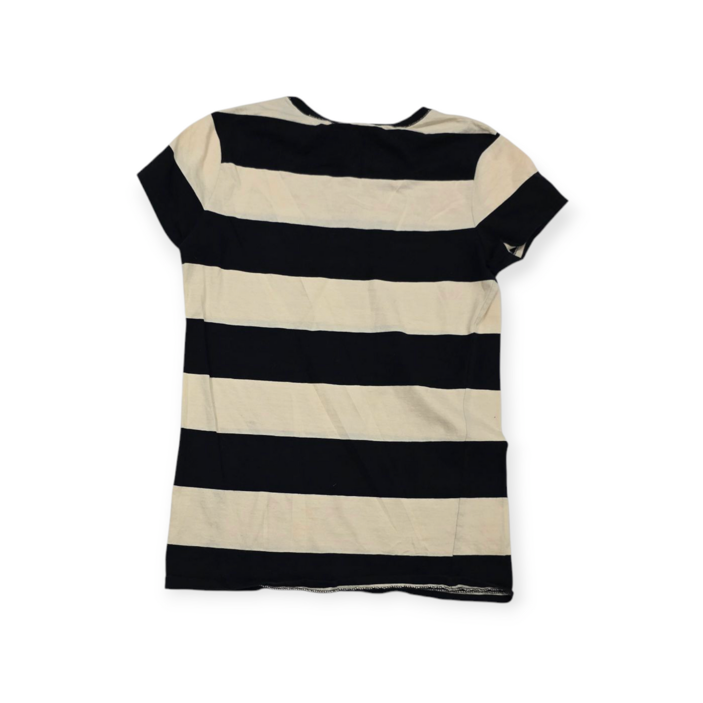 Playera Ralph Lauren Sport Mediana M Crema C/ Azul Pony Azul