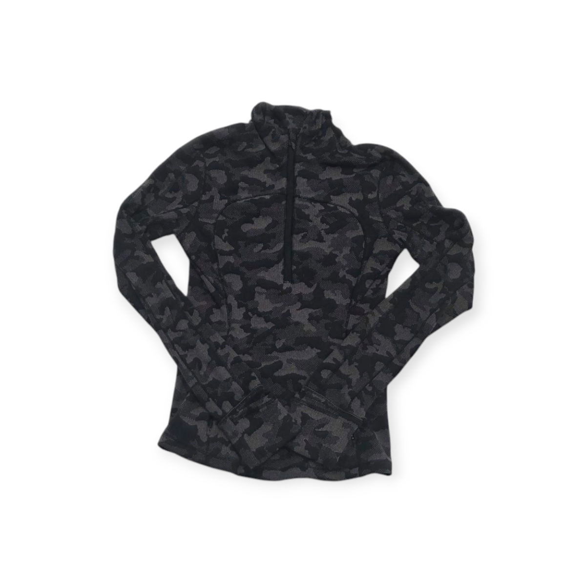 Chamarra Ligera Mujer Lululemon Talla 4 Camuflaje Gris