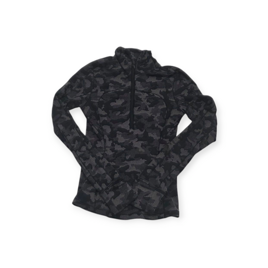 Chamarra Ligera Mujer Lululemon Talla 4 Camuflaje Gris