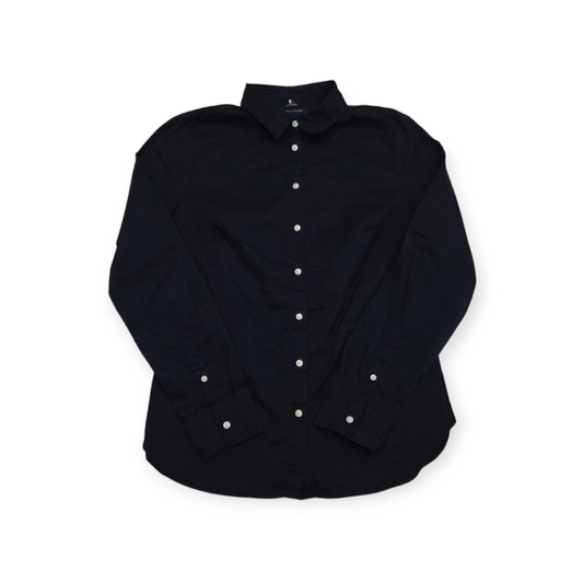 Camisa Mujer Tommy Hilfiger Talla 8 Azul Marino Classic Fit