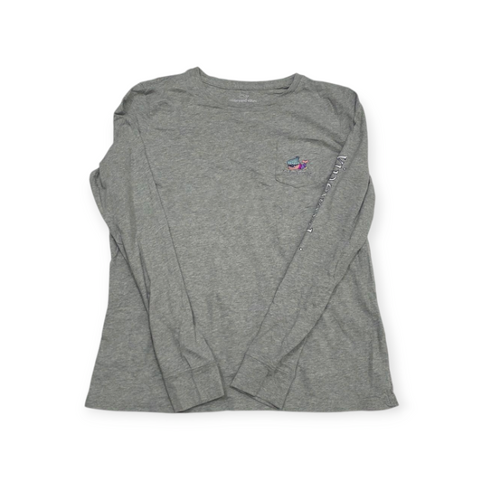 Playera Mujer Vineyard Vines Mediana M Gris Claro