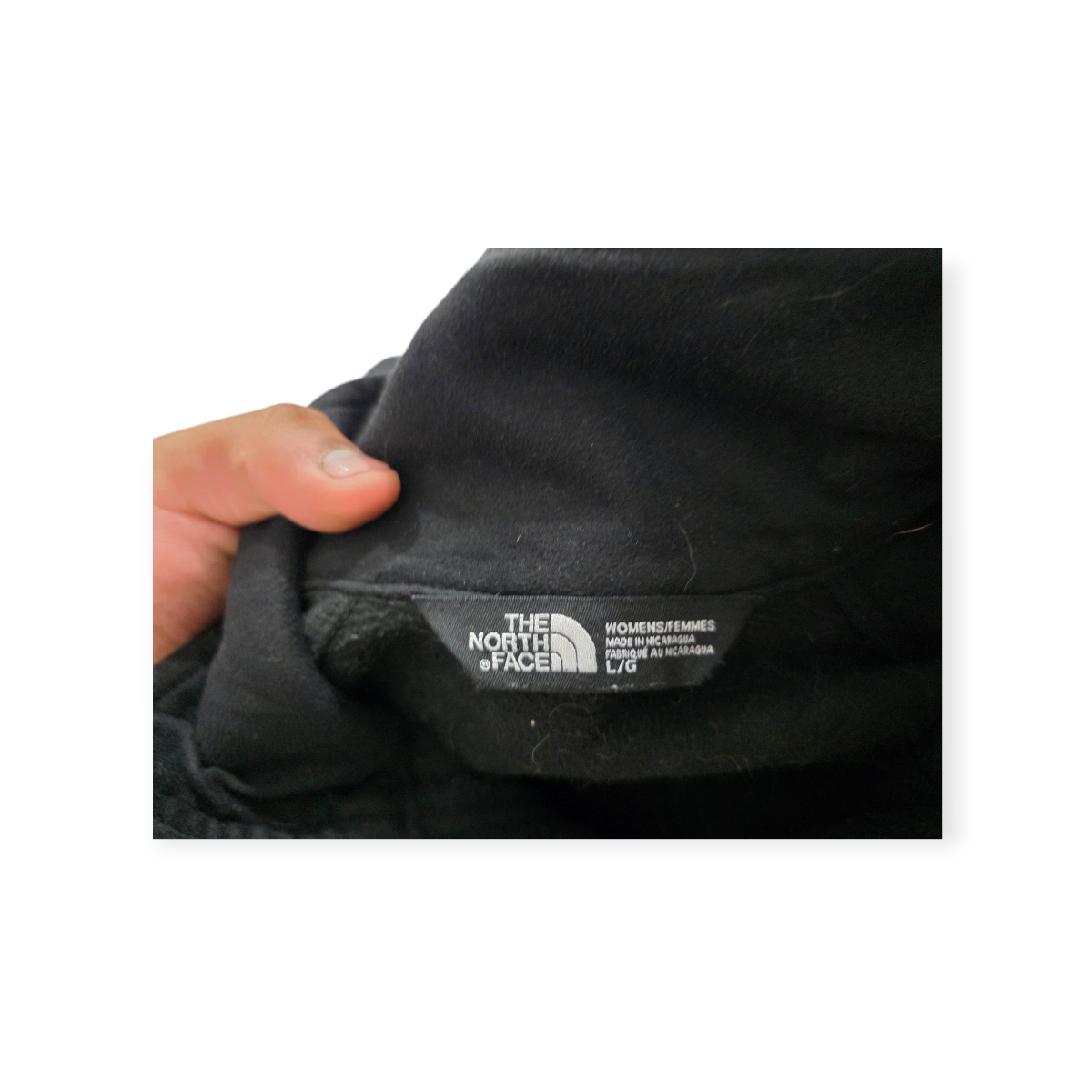 Chamarra Mujer The North Face Grande L Negra Con Rosa
