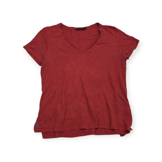 Playera Mujer Polo Ralph Lauren Grande L Color Coral Oscuro