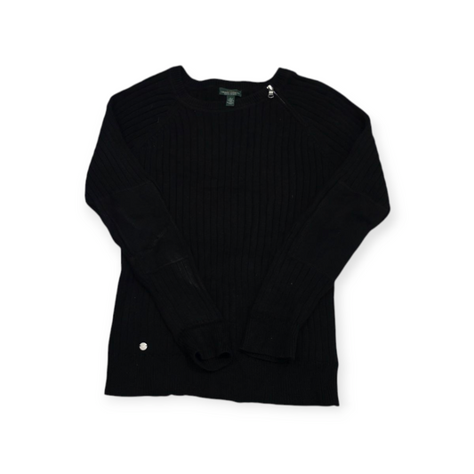 Suéter Mujer Ralph Lauren Grande L Negra Con Plateado