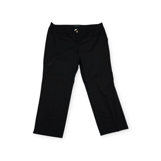 Pantalón Mujer Ralph Lauren Talla 22 Negro De Vestir