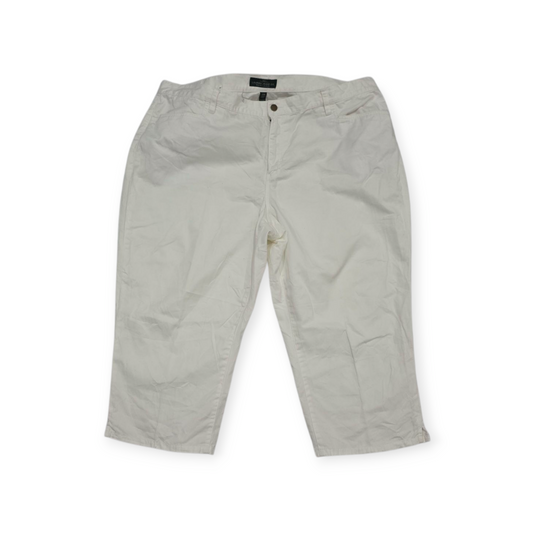 Pantalón Corto Mujer Ralph Lauren Talla 22 Blanco