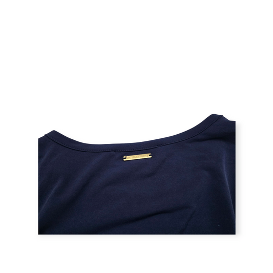 Vestido Michael Kors Xchica Xs Azul Marino Sin Mangas