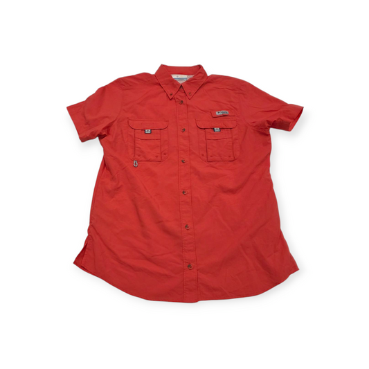 Camisa Columbia Pfg Mediana M Naranja