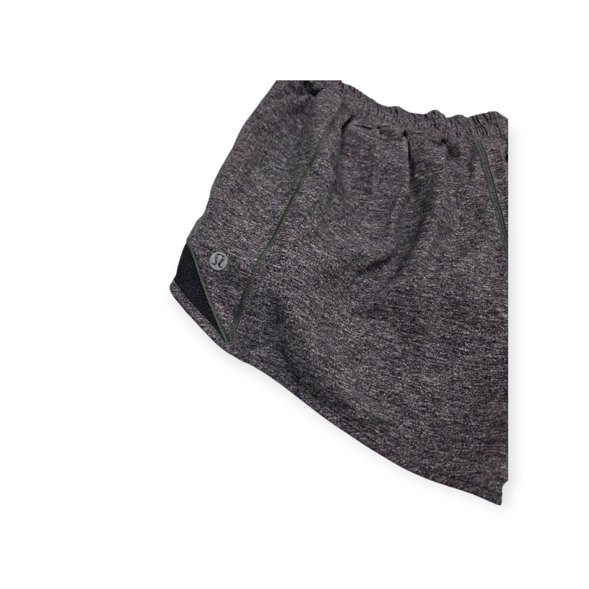 Short Lululemon Talla 8 Talla Color Gris Jaspeado