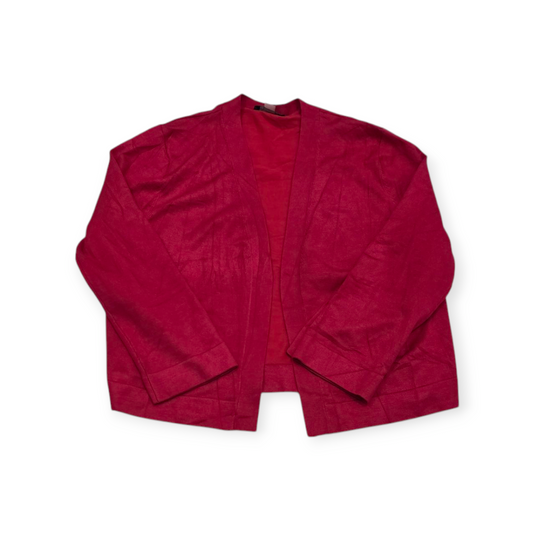 Cardigan Corto Tommy Hilfiger Grande L Color Rosa Oscuro