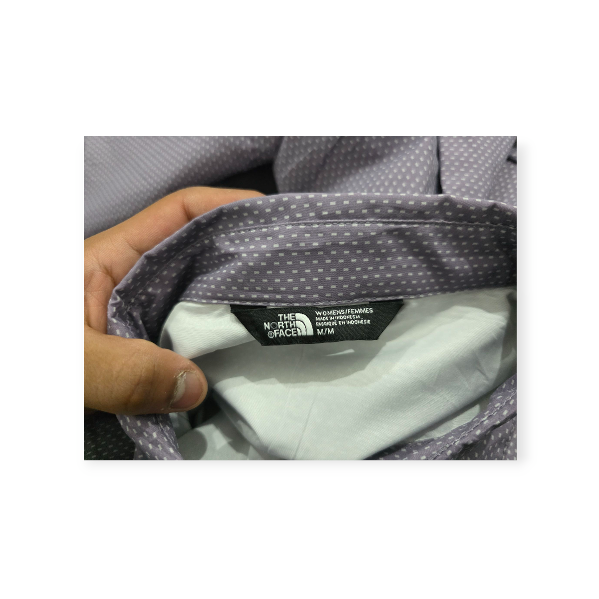 Camisa Impermeable The North Face Mediana Morada Manga Larga Violeta M