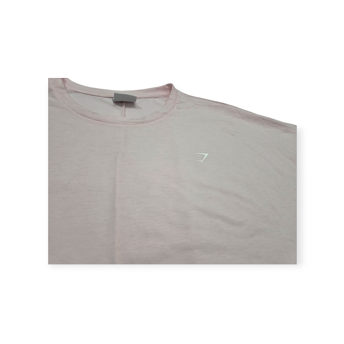 Playera Corta Gymshark Xgrande Xl Rosa Claro Sin Mangas