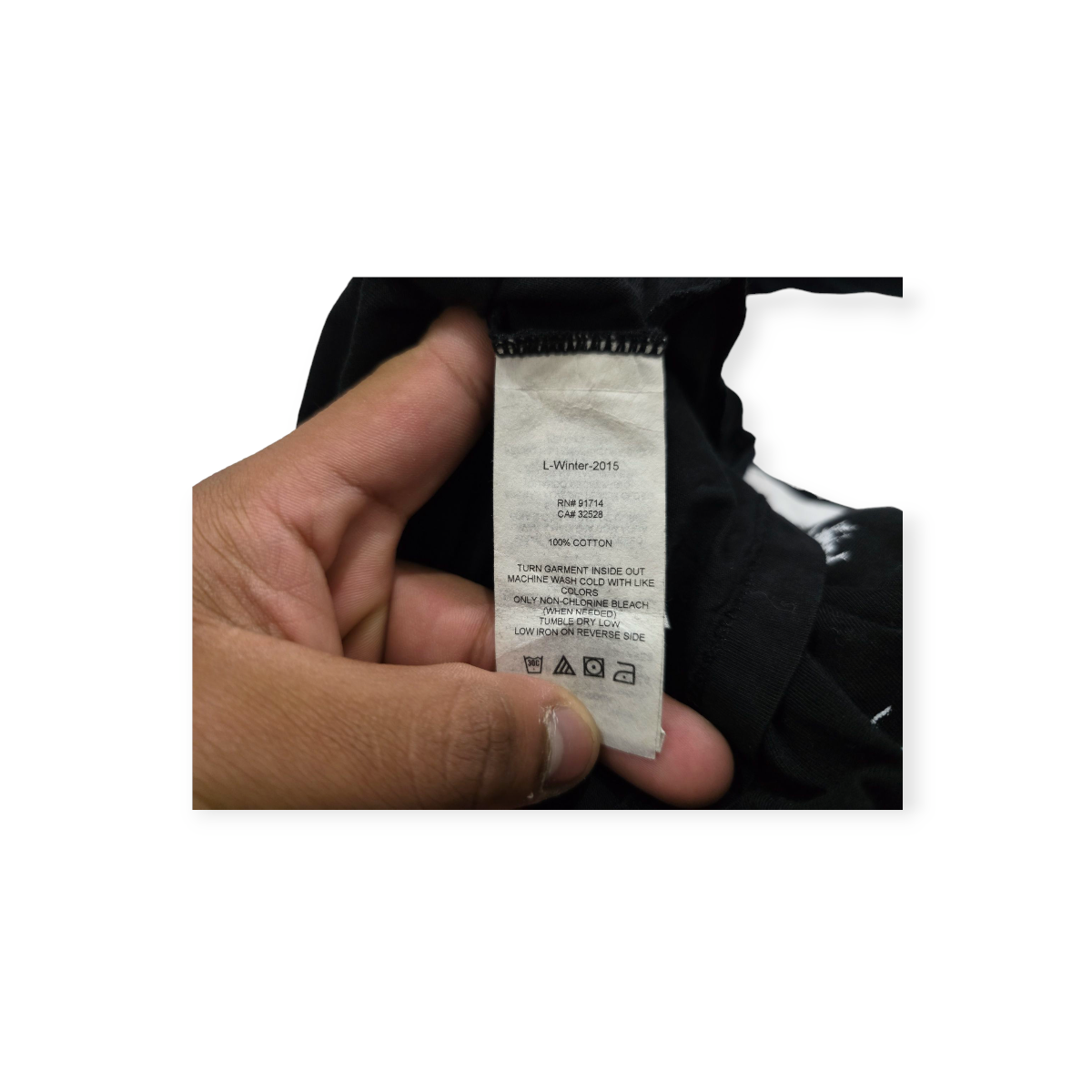 Playera Armani Exchange Chico S Negra Manga Corta