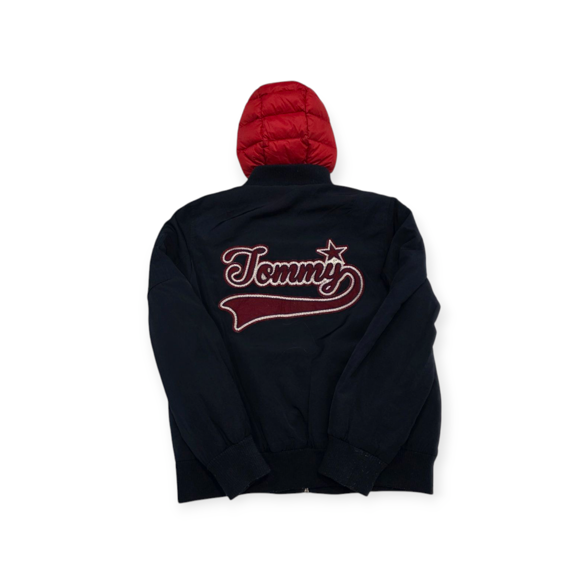 Chamarra Tommy Hilfiger Chico S Azul Marino Con Rojo