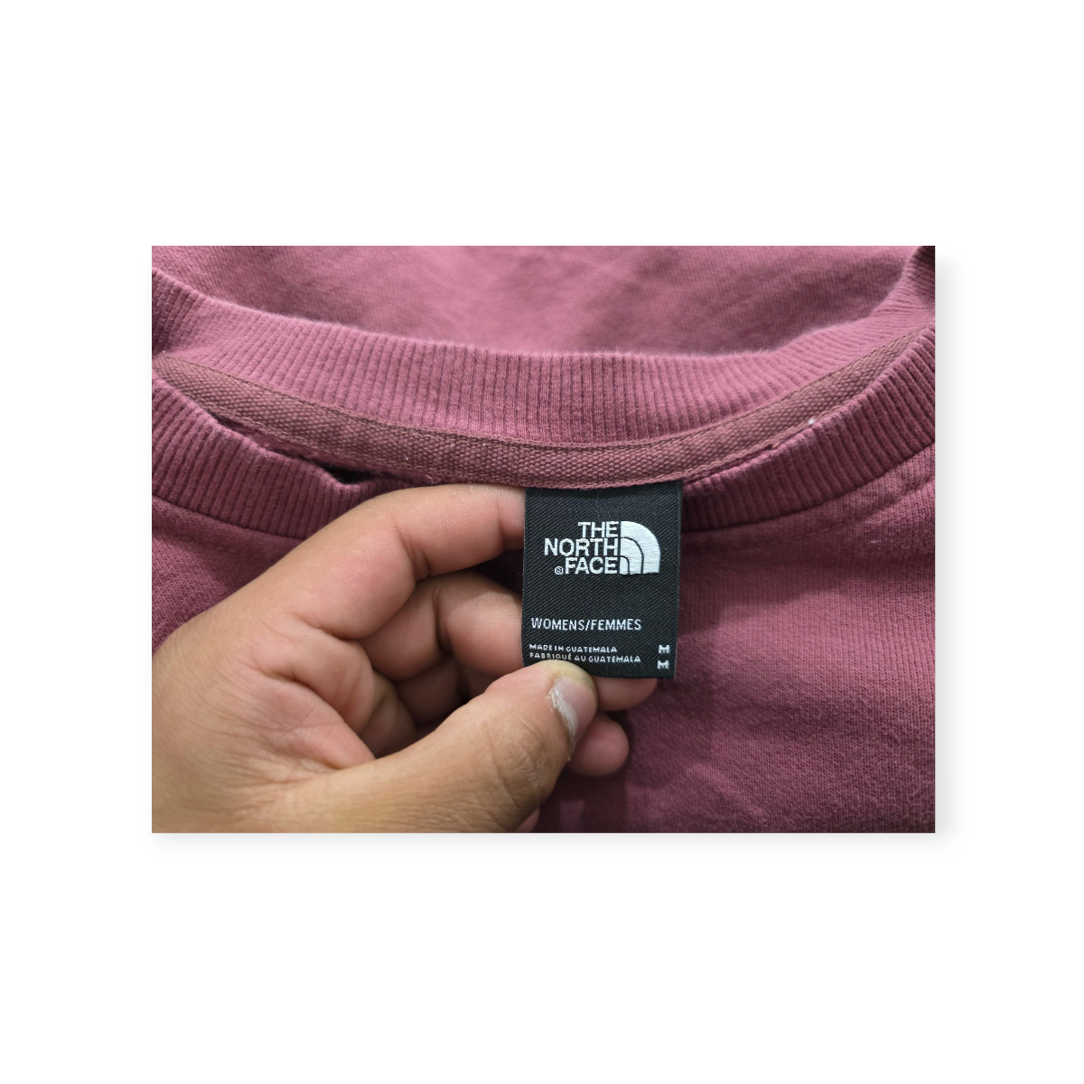 Sudadera The North Face Mediana M Coral Oscuro Sin Gorro