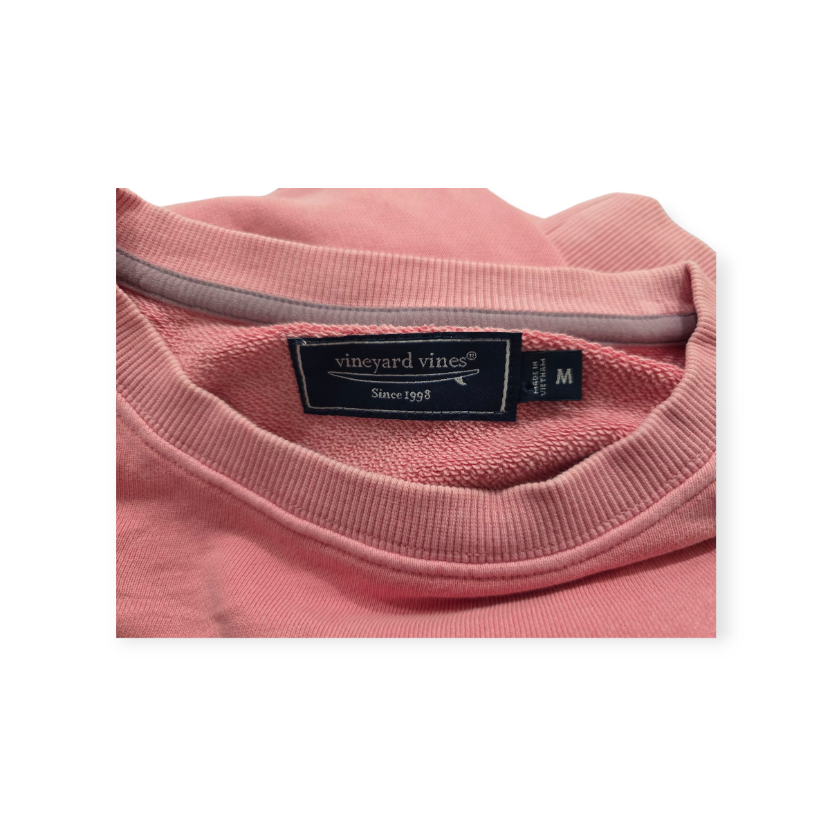Sudadera Vineyard Vines Mediana M Rosa Claro