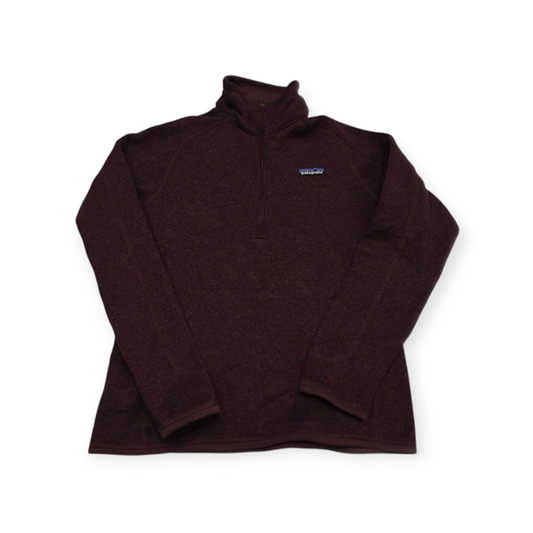 Chamarra Ligera Patagonia Mediana M Color Bordo Jaspeada