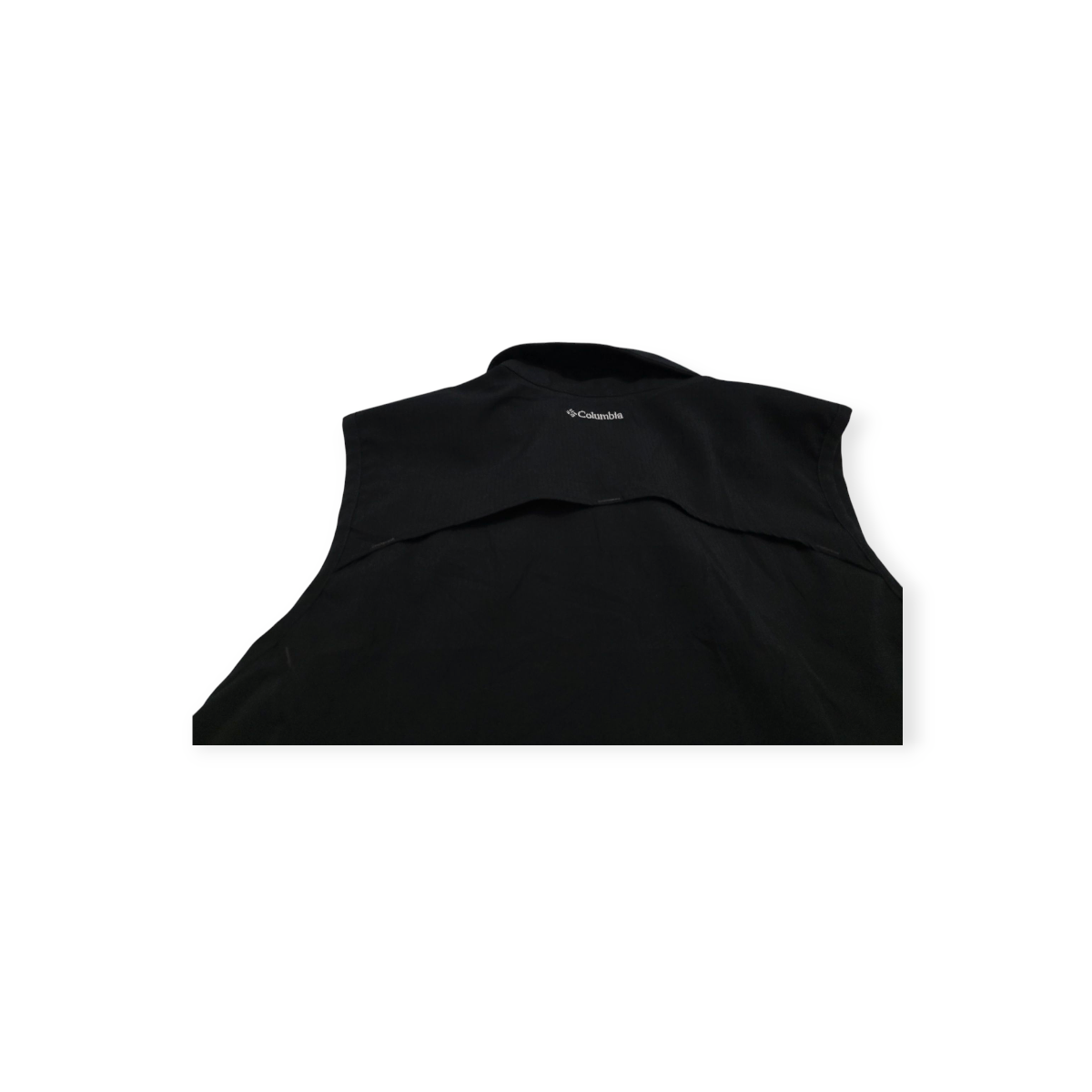 Camisa Columbia Sunprotection Mediana M Negra Sin Mangas