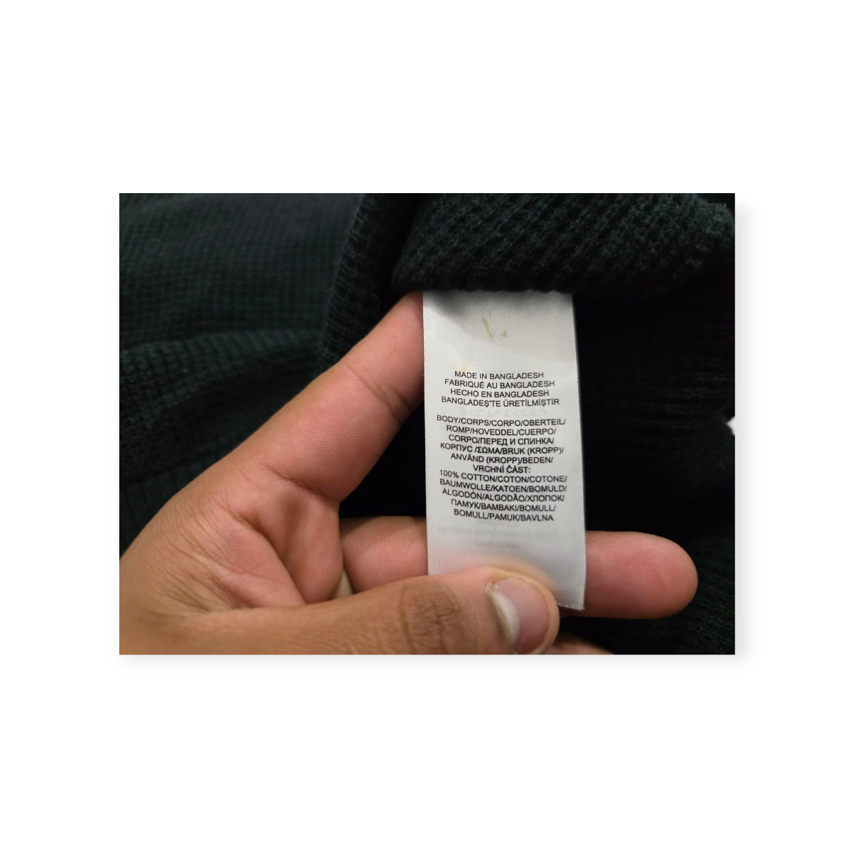Sueter Ralph Lauren Grande L Con Gorro Color Negro