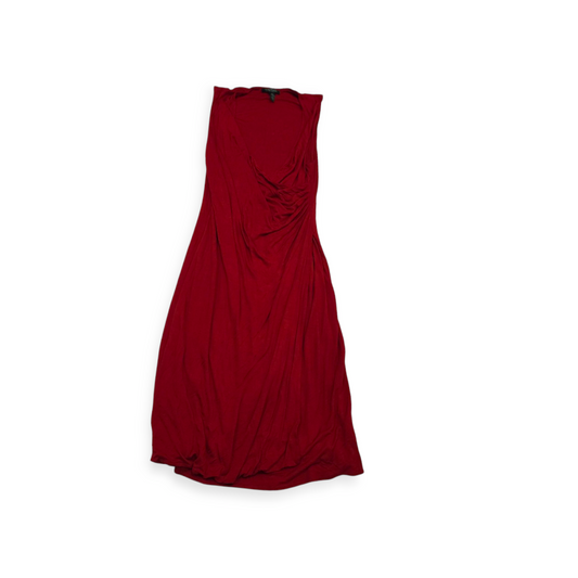 Vestido Ralph Lauren Grande L Color Rojo Sin Mangas