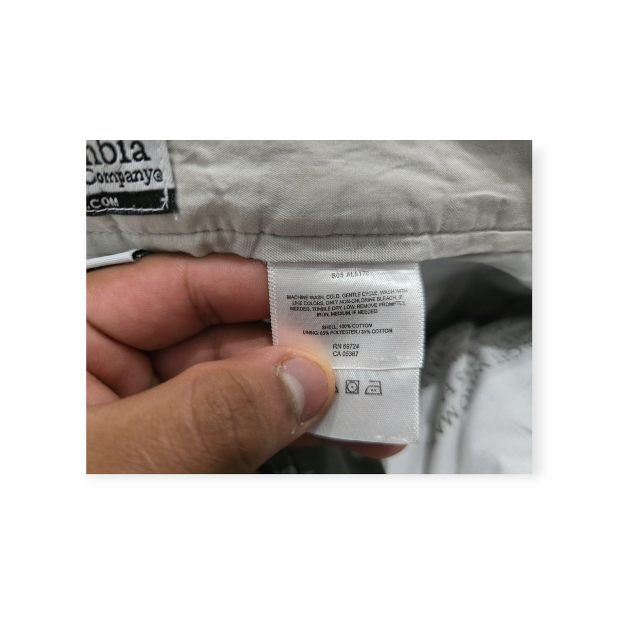 Pantalon Columbia Talla 12 Capri Color Gris