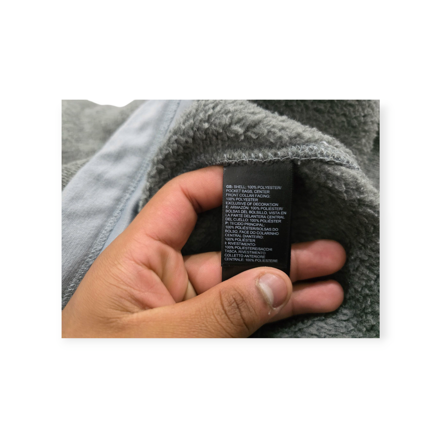 Chamarra The North Face Xgrande Xl Gris Jaspeada