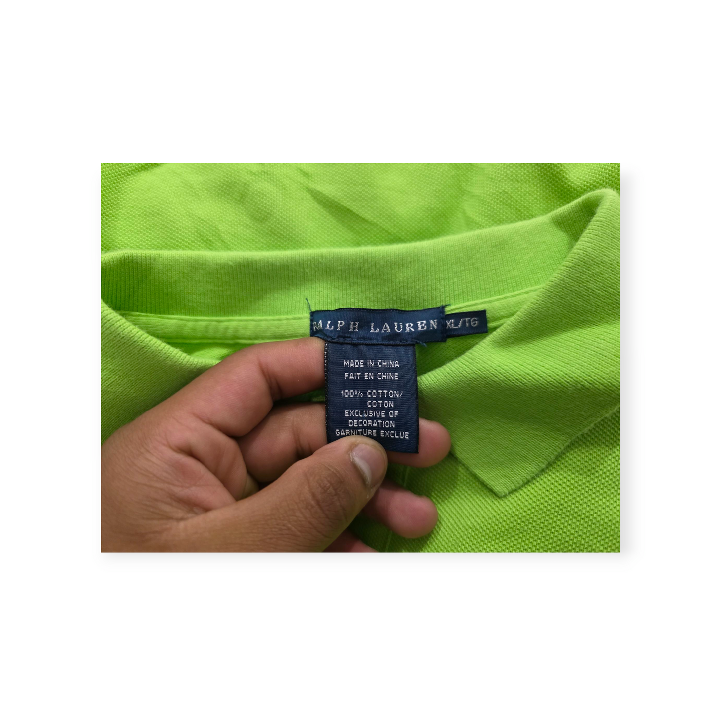 Playera Polo Ralph Lauren Xgrande Xl Verde Claro