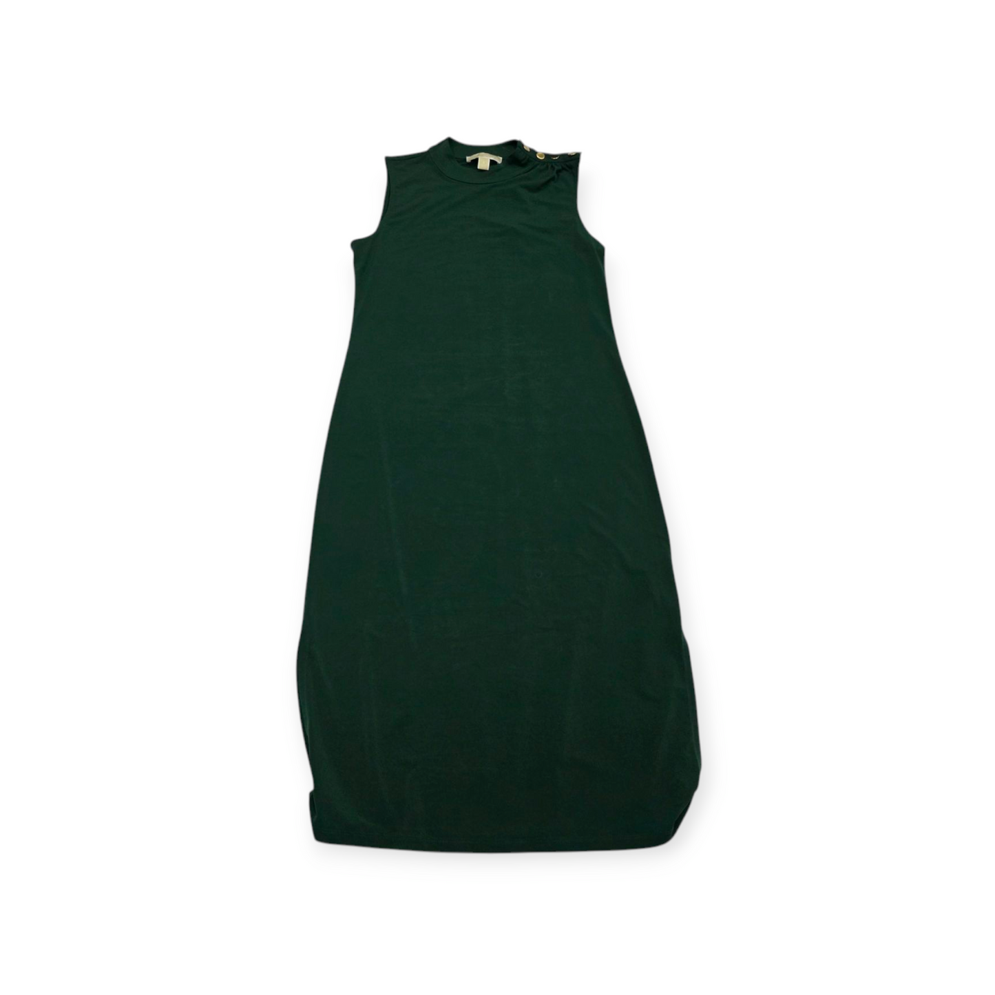 Vestido Michael Kors Chico S Verde Sin Mangas