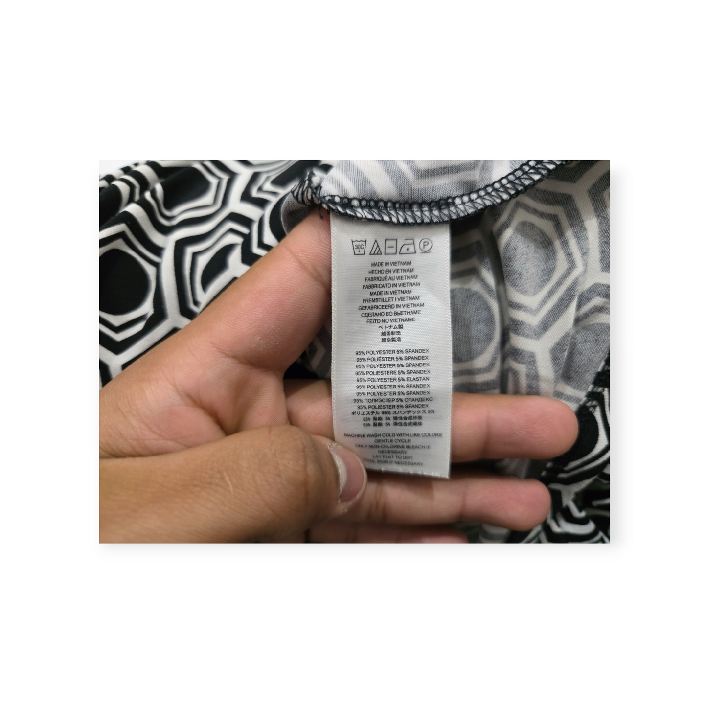 Vestido Michael Kors Chico S Gris Con Negro Sin Mangas