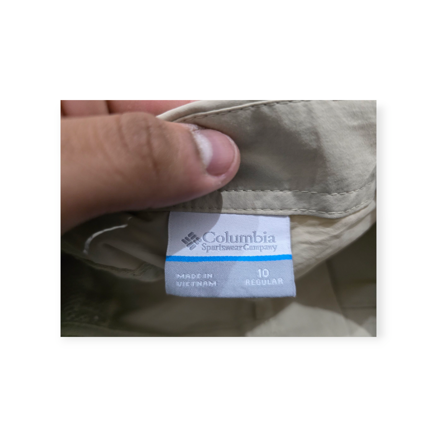 Pantalon Mujer Columbia Talla 10 Regular Color Cafe Claro