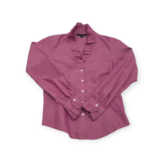 Camisa Brooks Brothers Rosa Oscuro De Mujer Talla 8