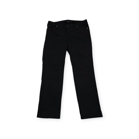 Pantalon Ralph Lauren Black Mezclilla Color Negro Talla 14w