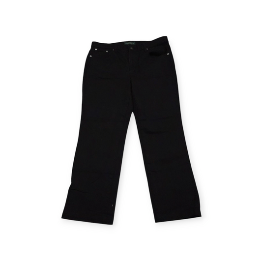 Pantalon Ralph Lauren Talla 14 Color Negro De Mezclilla