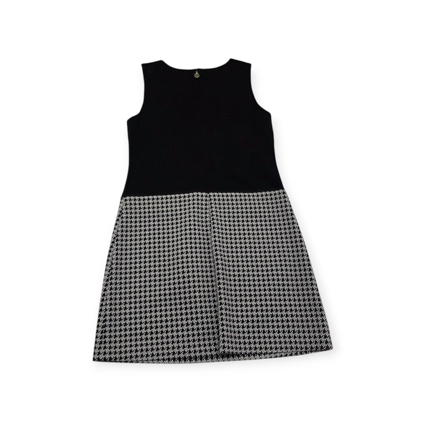 Vestido Tommy Hilfiger Talla 12 Negro Con Gris Sin Mangas