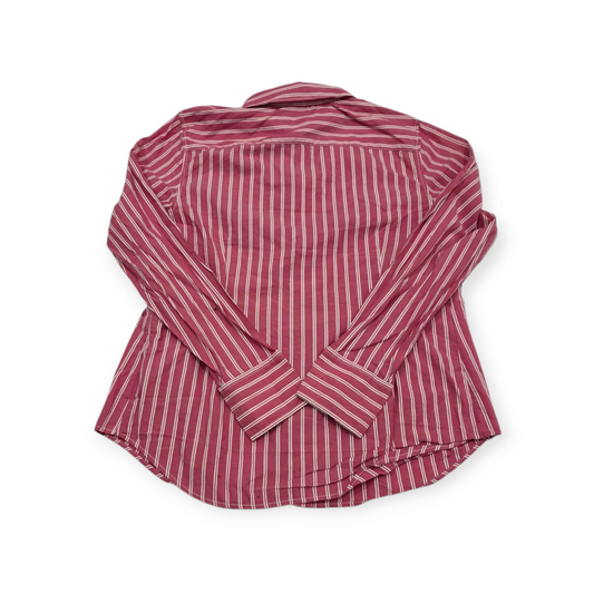 Camisa Tommy Hilfiger Xgrande Xl Rosa Oscuro Rayada