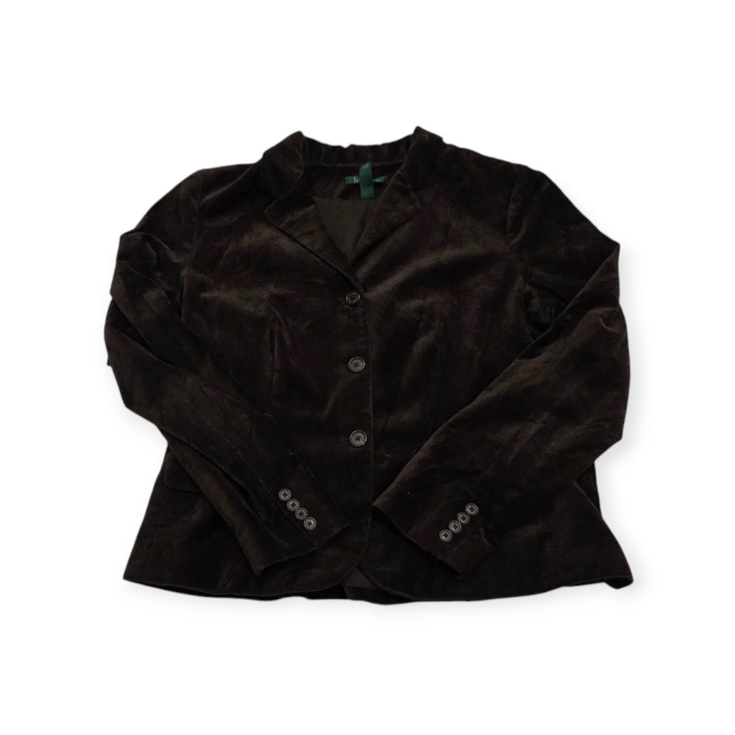 Sueter Blazer Ralph Lauren Cafe De Terciopelo Talla 16