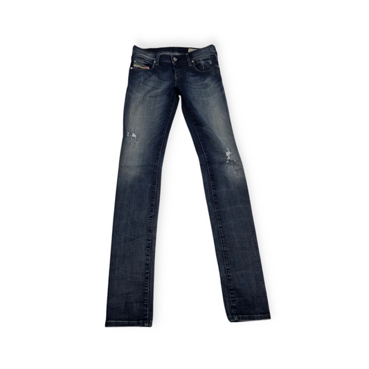 Pantalon Diesel De Mujer Talla 25 De Mezclilla Azul Acero