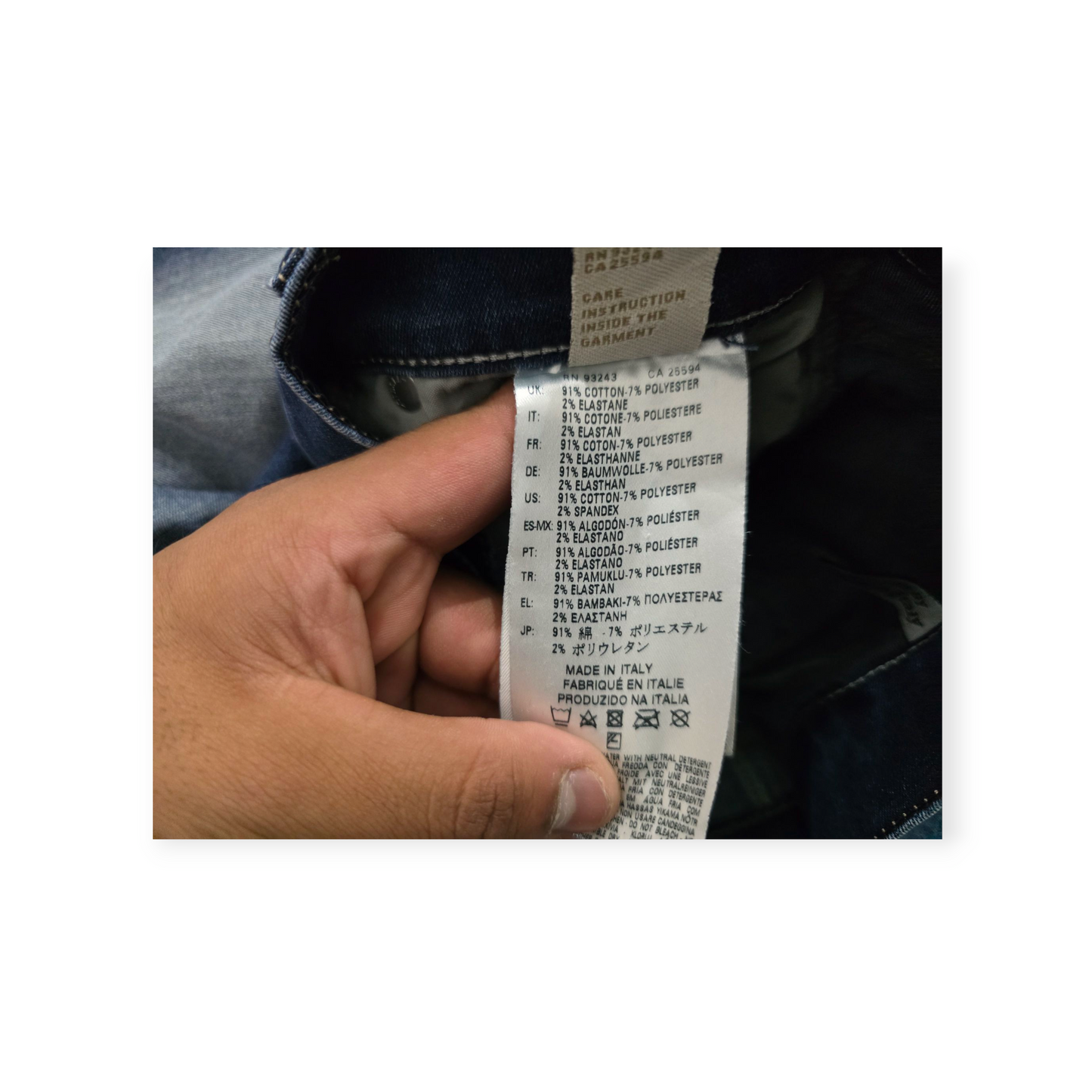 Pantalon Diesel De Mujer Talla 25 De Mezclilla Azul Acero