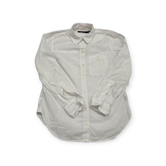 Camisa Mujer Ralph Lauren Talla Xs Blanca Manga Larga