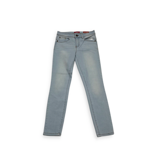 Pantalon Mujer Guess Talla 27 Azul Claro D Mezclilla Stretch