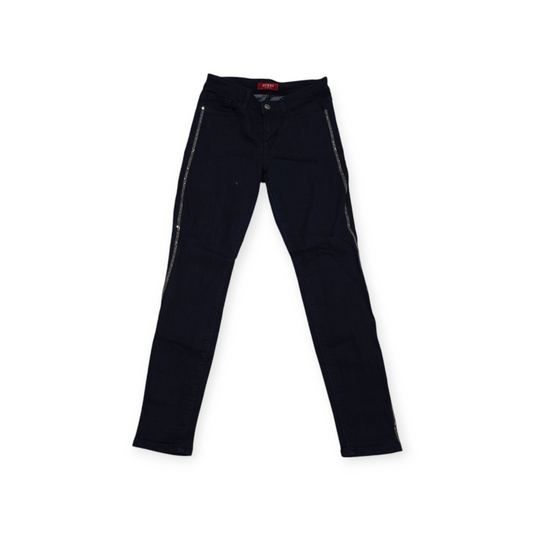 Pantalon Mujer Guess Talla 28 Con Brillos Azul Oscuro