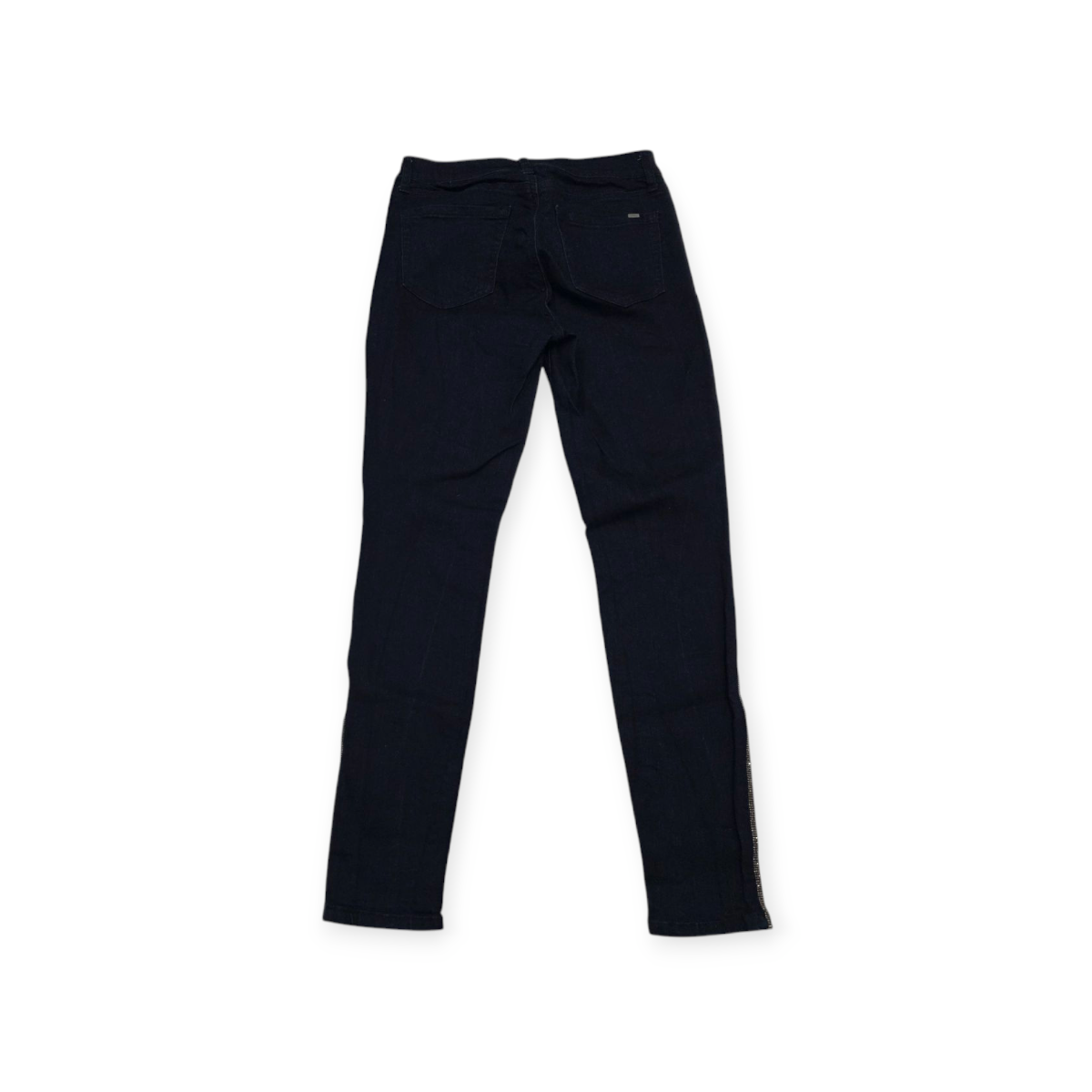 Pantalon Mujer Guess Talla 28 Con Brillos Azul Oscuro