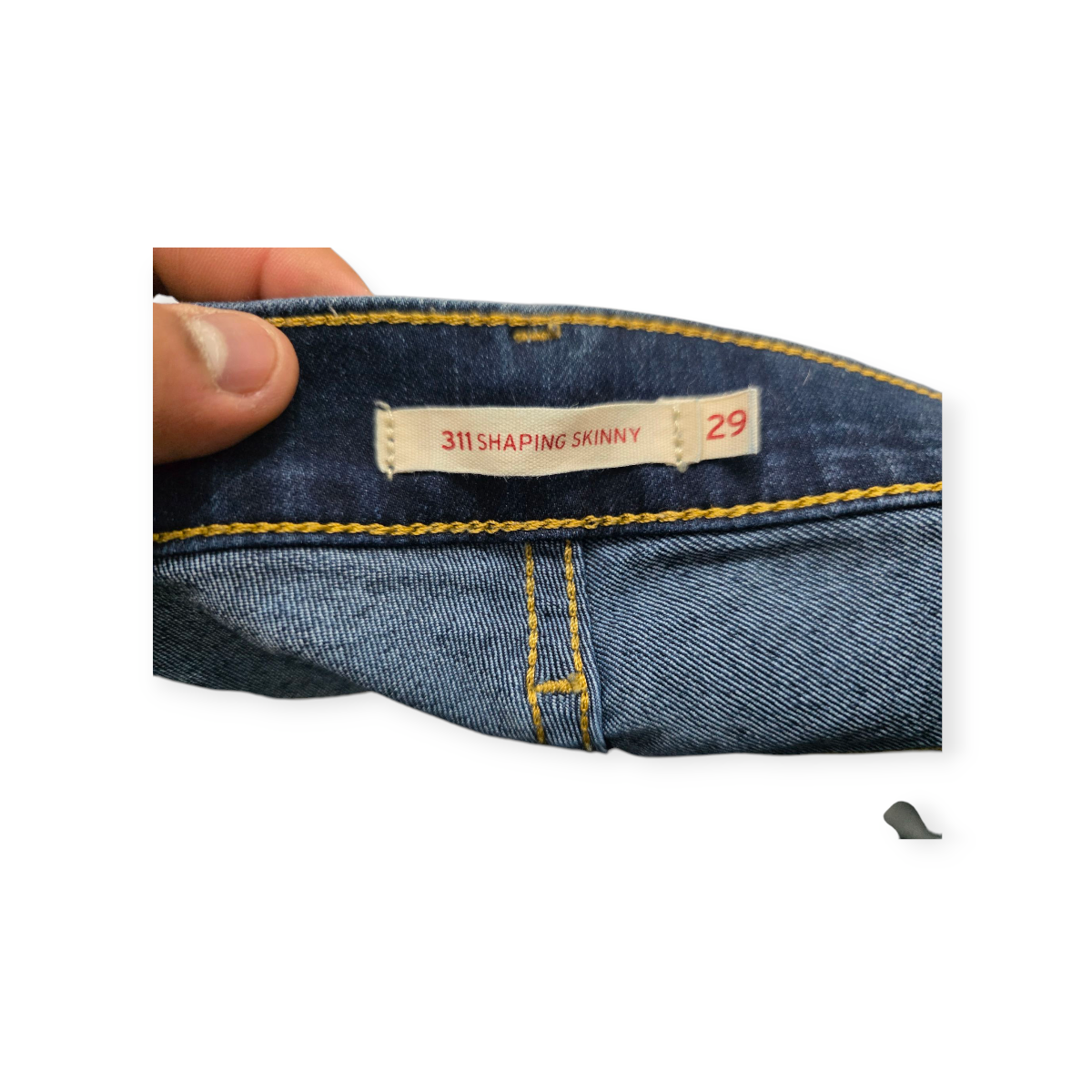 Pantalon Levis Talla 29 Shapping Skinny De Mezclilla Oscura