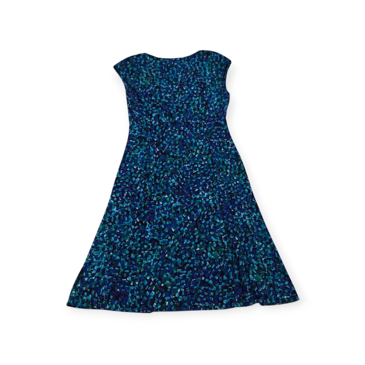 Vestido Ralph Lauren T- 8 S/mangas Azul De Diferentes Tonos