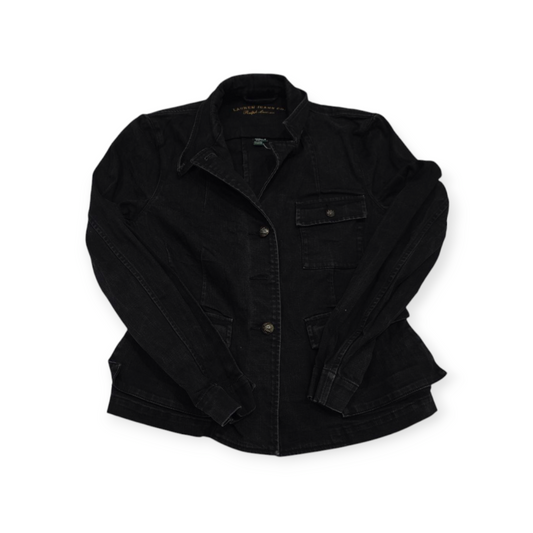 Chamarra De Mezclilla Ralph Lauren Mediana M Color Negra