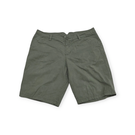 Bermuda Mujer Columbia Talla 10 Verde Grisaceo