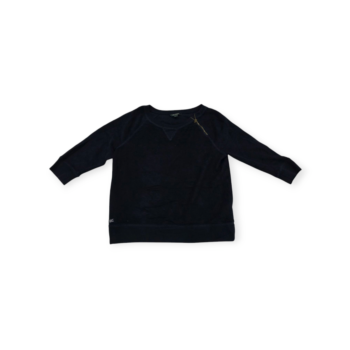 Sudadera Ralph Lauren Grand Azul Profundo Con Cierre De Lado
